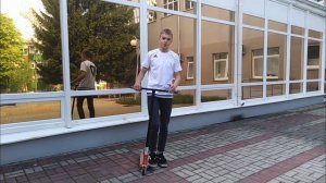 (Вип) Обучение tailwhip на самокате! Как сделать вип на самокате!