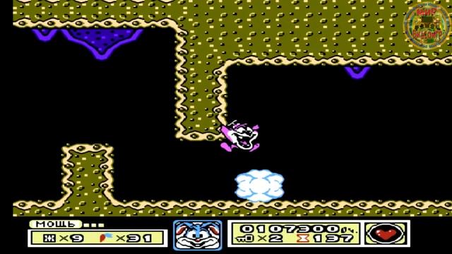 Игра для Dendy Tiny Toon Adventures. Полное прохождение. смотреть онлайн