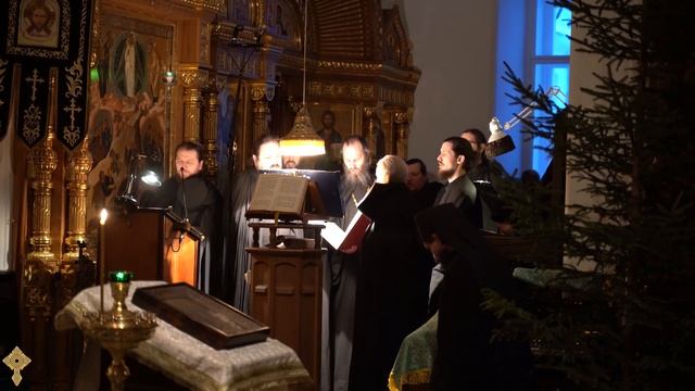 Заповеди блаженств с тропарями праздника Рождества Христова - распев Валаама смотреть онлайн