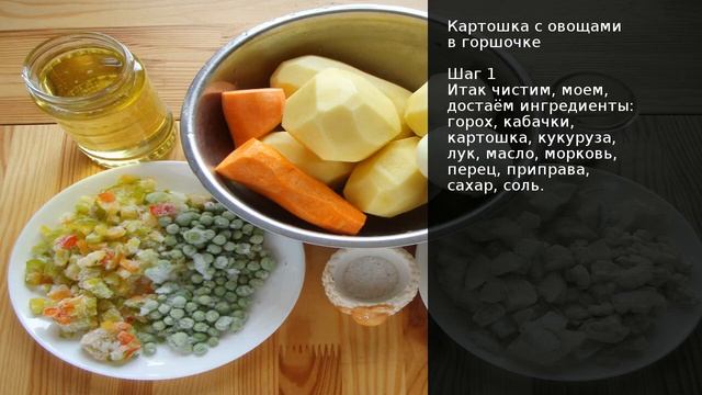 Картошка с овощами в горшочке . Рецепт от шеф повара Максима Григорьева