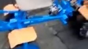 мотоблок с самодельным адаптером 3