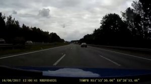 BMW 320i M Sport X-Drive on the A2 Autobahn near Rheda-Wiedenbruck