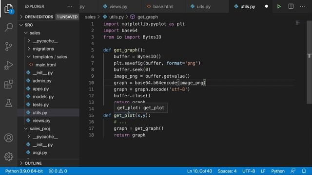 Django and matplotilb integration | How to  use matplotlib with Django
