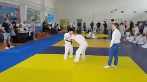 Илюха на дзюдо