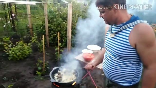 Плов в казане, готовим первый раз смотреть онлайн