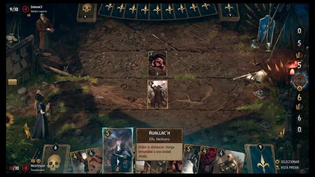 GWENT Crimson Curse Queen Calanthe INSANE Natalis deploy смотреть онлайн