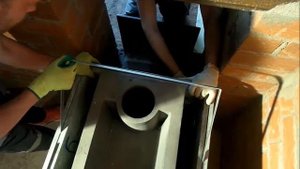 Сборка облицовки для печи Гефест