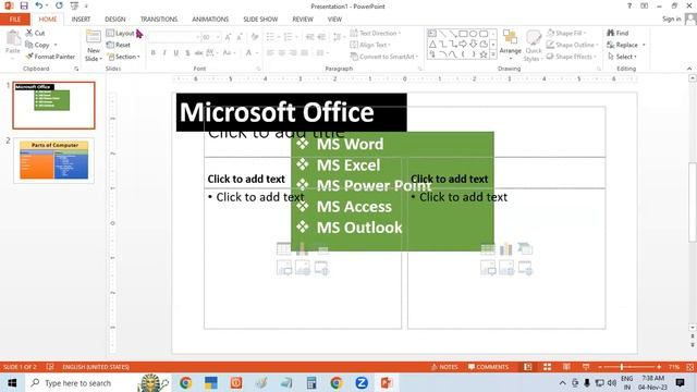 About Home Tab in Power Point | GIT Education смотреть онлайн