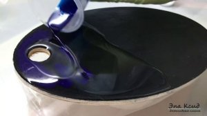 Рисую феном на доске с эпоксидной смолой