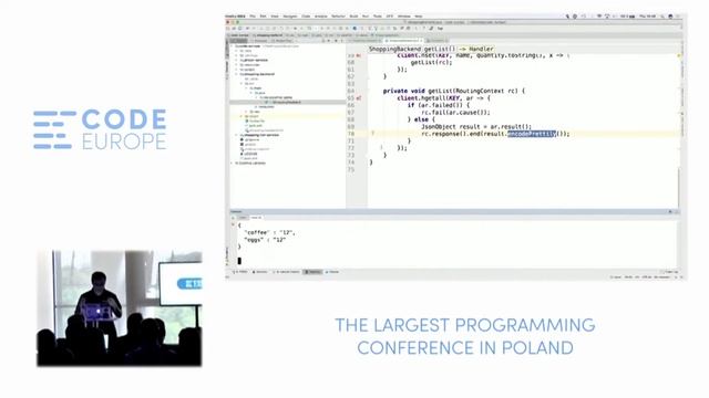 Reactive Systems with Eclipse Vert x and (...) - lecture by C. Escoffier - Code Europe 2017 смотреть онлайн