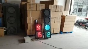 Работа светофора диаметр 400 с таймером