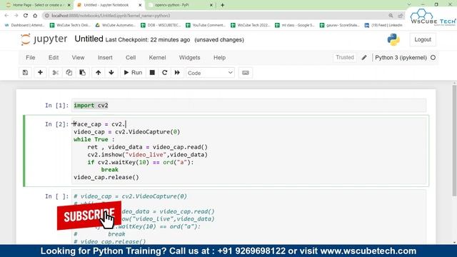 Face Recognition Python Project | Face Detection Using OpenCV Python - Complete Tutorial смотреть онлайн