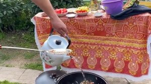 Шурпа из говядины в казане Рецепт!