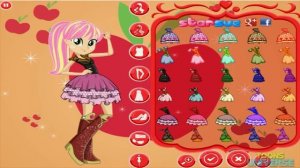 Equestria Girls Applejack Miss Honesty Dress Up Game