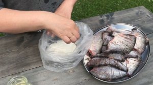 Показываю, как жарить речную рыбу, чтобы не чувствовались кости