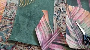 Деревянная рейка на стену. Стильные картины из остатков обоев