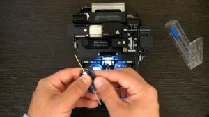 Монтаж SC Splice-on коннектора на дроп-кабель с помощью Ilsintech SWIFT KF4A с HF4-SC/FC и HS-IN