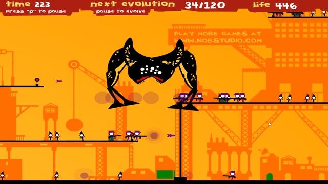 ЭВОЛЮЦИЯ МОНСТРА ЧТОБЫ СОЖРАТЬ ВСЕХ ЛЮДЕЙ В ИГРЕ MONSTER EVOLUTION! смотреть онлайн