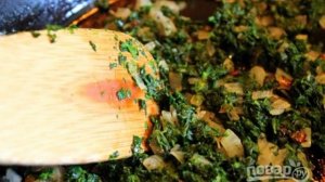 Страта со шпинатом и сыром