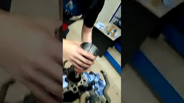 R9M установка поршня с беззазорным маслосъемным кольцом