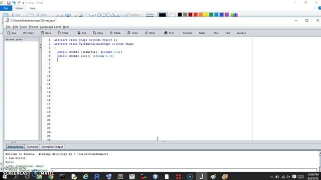 72032 Implement the Shape Hierarchy Answer Walkthrough - Java - MyProgrammingLab (1 of 3) смотреть онлайн