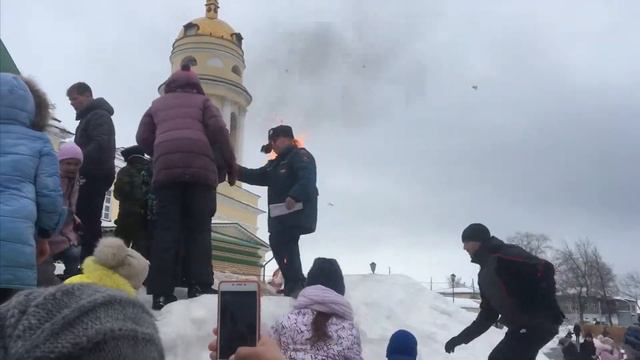 Масленица 2019.СЖИГАЕМ ЧУЧЕЛО.