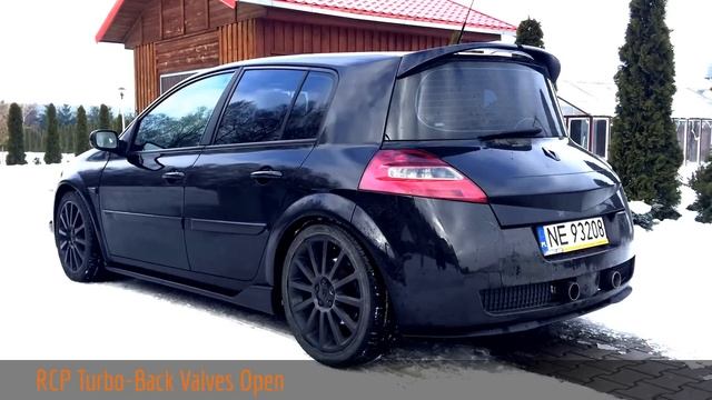 Renault Megane II RS | RCP Turbo-Back Valved Exhaust смотреть онлайн