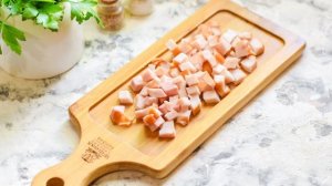 Салат Чикаго с копченой грудкой