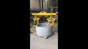 Захват для бетонных колец ЖБИ колодцев