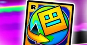 Passing the  game Geometry Dash World