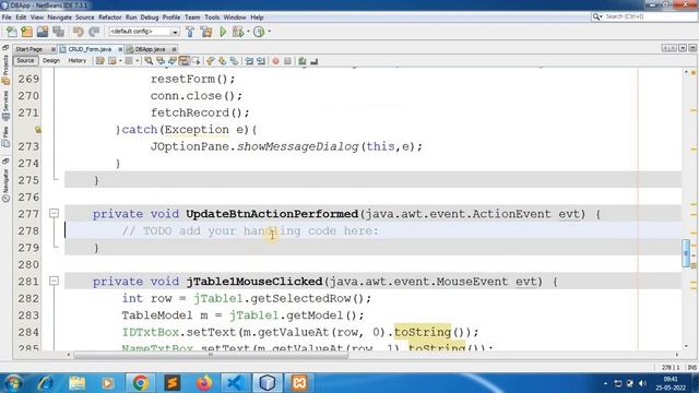 Java update operation | java update with mysql | jdbc update | CRUD Operation in java | java update смотреть онлайн