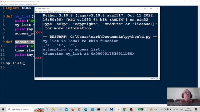 Python Programming - Global Variables 2023