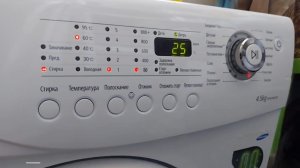 Процесс очистки стиральной машины Samsung