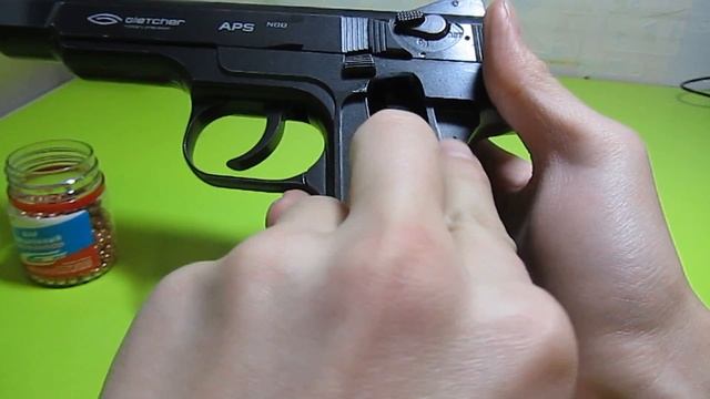 Пневматический пистолет Gletcher aps смотреть онлайн