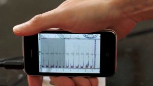 Changing filter and spectrogram settings in iStethoscope Pro