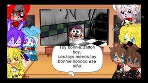 Fnaf 1 y Fnaf 2 reaction to la desesperacion de foxy