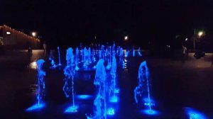 Музыкальный фонтан в городе Нижнекамск, Татарстан