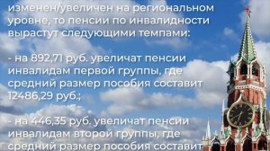 Повышение пенсии ЕДВ, НСУ по инвалидности в 2022 году инвалидам 1, 2 и 3 группы