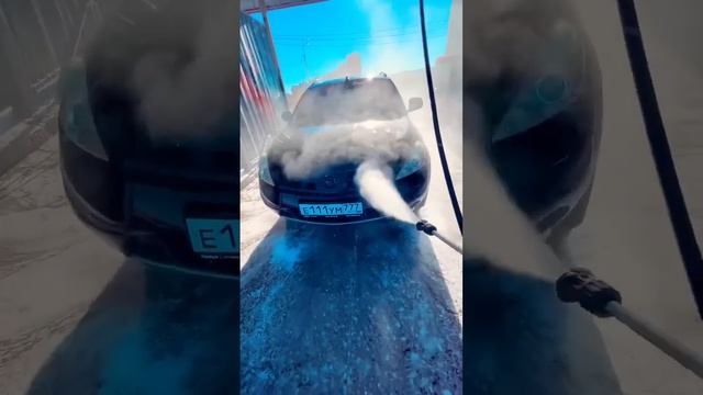 Первый раз помыл авто в минус… смотреть онлайн
