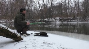Рыбалка на поплавок в феврале на реке.Ловля белой рыбы.