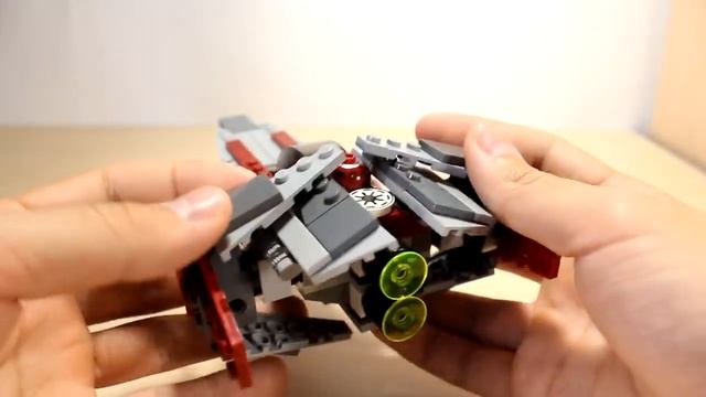 Обзор Lego Star Wars 6205 (V-wing fighter) смотреть онлайн