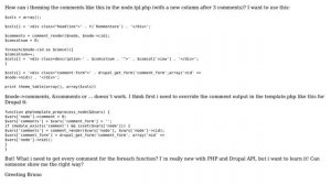 Drupal: Theming comments in node.tpl.php