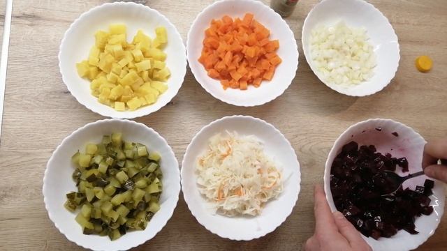 ВИНЕГРЕТ без горошка и фасоли/Рецепт винегрета/ВКУСНОДЕЛ смотреть онлайн