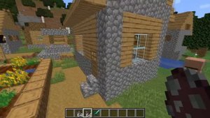 РАЗБОЙНИКИ И ЗВЕРЮГИ РЕЙДЯТ ДЕРЕВНИ В МАЙНКРАФТ! МАЙНКРАФТ ПЕ 1.8.0.20