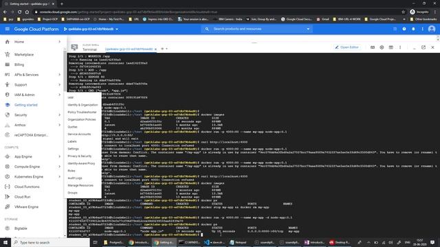 How to use  Docker Containerize  application in Google Cloud Platform
