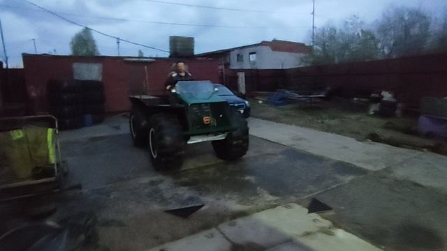вездеход, первый выезд