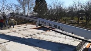 Автобетоносмеситель с транспортерной лентой