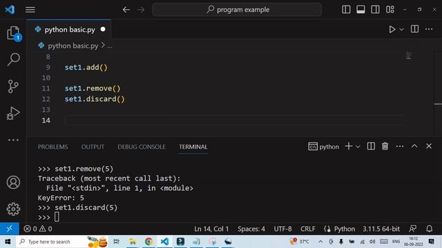 Python for Beginners in Hindi 2024 | Chapter 14: Sets and Set Operations in Python #pythontutorial