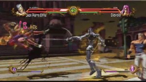 Заруба JoJo All Star Battle - Польнарефф vs Диаволо