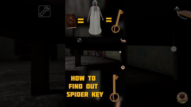 How To Find Out Spider Key In Granny Chapter 1 #gaming #granny